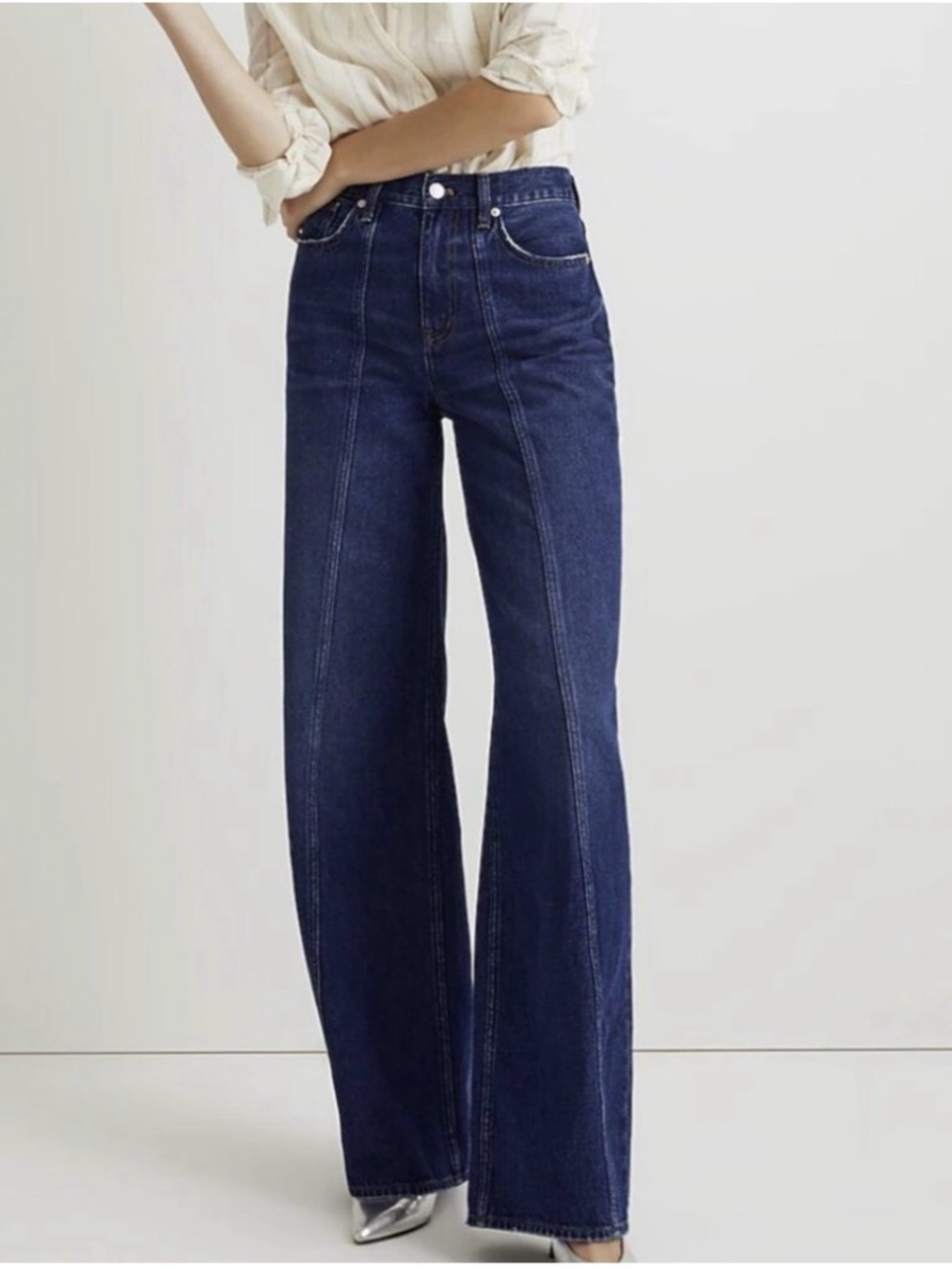 Madewell Superwide Leg Seamed Jean - Picture 14 of 15